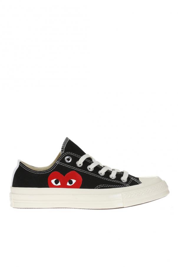 SchaferandweinerShops Thailand Black Comme des Garcons Play X Edition converse Comme des Garcons Play Edition converse chuck taylor all star axel kids casual shoes